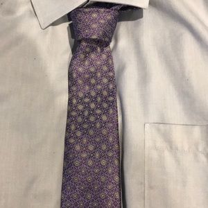 Purple Kenneth Cole Awearness Long Tie